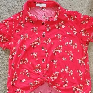 Red Flower Shirt